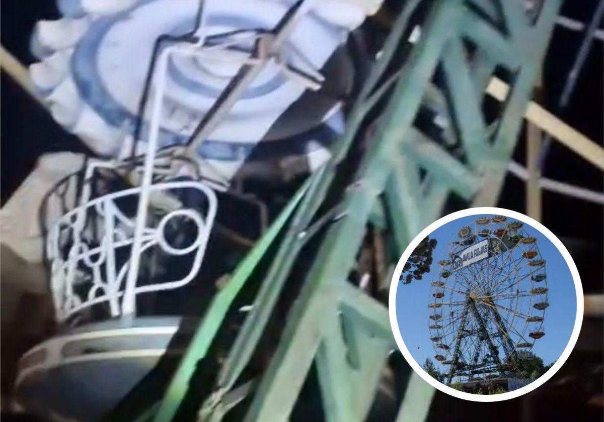Identifican a varios jóvenes por subir a la famosa noria de Albolote para hacerse fotos