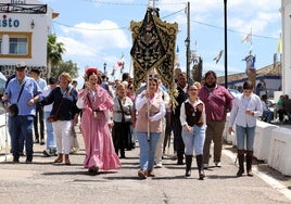 Romeros en el camino al Cerro.
