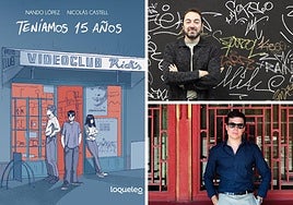 Portada de 'Teníamos 15 años', con los autores Nando López y Nicolás Castell.