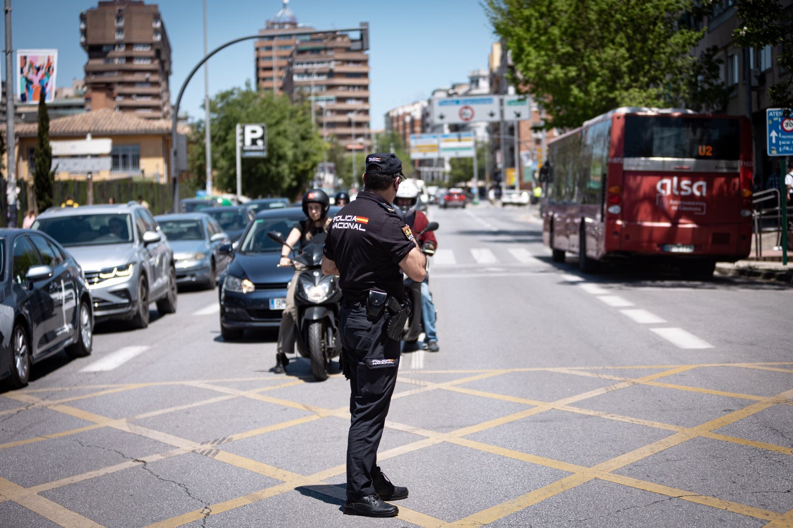 Las imágenes de un apagón histórico en Granada