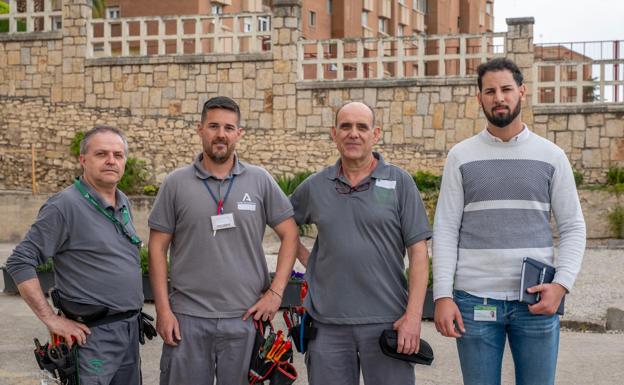 Mantenimiento y servicios generales, quienes mantuvieron activos los generadores.
