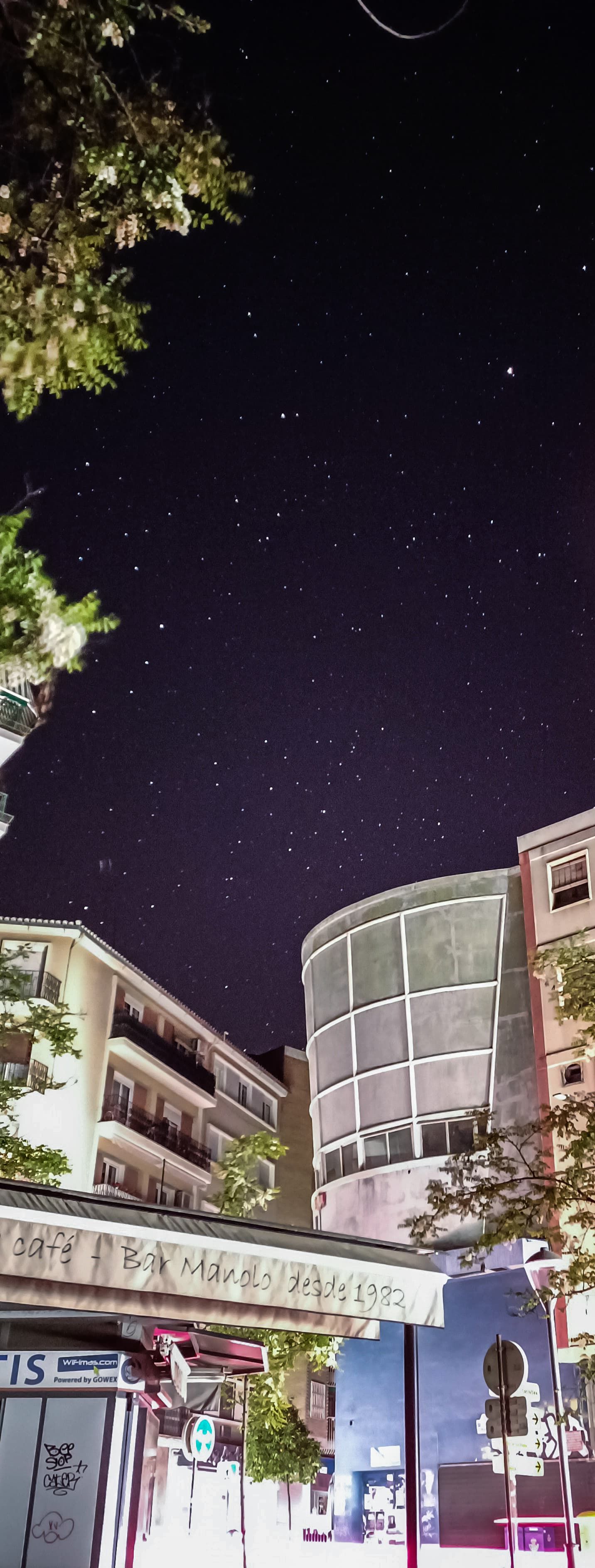 La noche estrellada de Granada