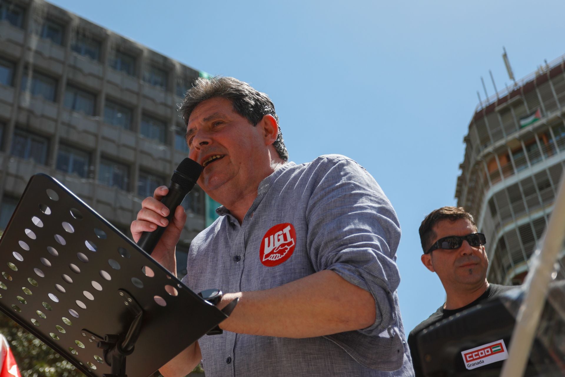 La imágenes de la marcha en Granada por la reducción de la jornada laboral