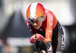 Carlos Rodríguez ceió dos segundos en la tercera etapa del Tour de Romandía.