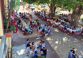 Celebración de la Santa Cruz en el municipio del Andarax.