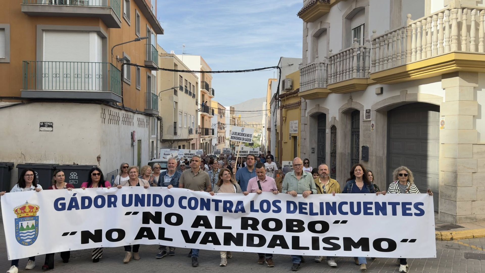 Gádor estalla contra la delincuencia: «queremos la paz en nuestro pueblo» | ideal