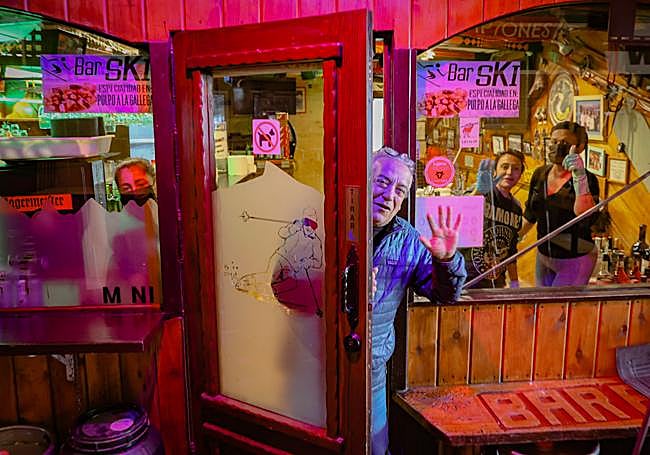 Servicios finales en el Bar Ski