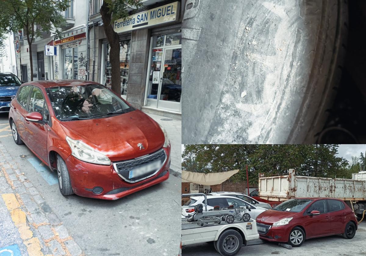 El coche caducado al completo que ha encontrado la policía local de granada | ideal