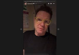 Jorge Cadaval explicando a sus seguidores la situación.