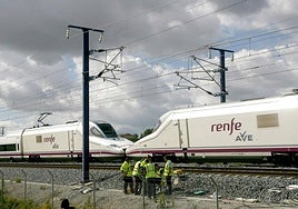 Una incidencia con trenes AVE, en una imagen de archivo.
