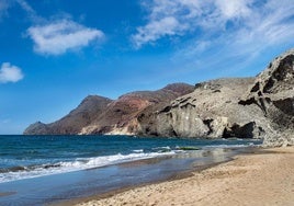Una de las playas del Parque Natural Cabo de Gata-Níjar.