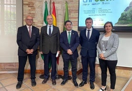 Manuel Fernández, Juan Núñez, Paco Reyes, Julio Millán y Soledad Aranda.