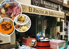 Los sabores de Andalucía son la especialidad del restaurante.