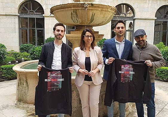 Presentación de la película 'Dolerá cuando choques', en la Diputación de Jaén.