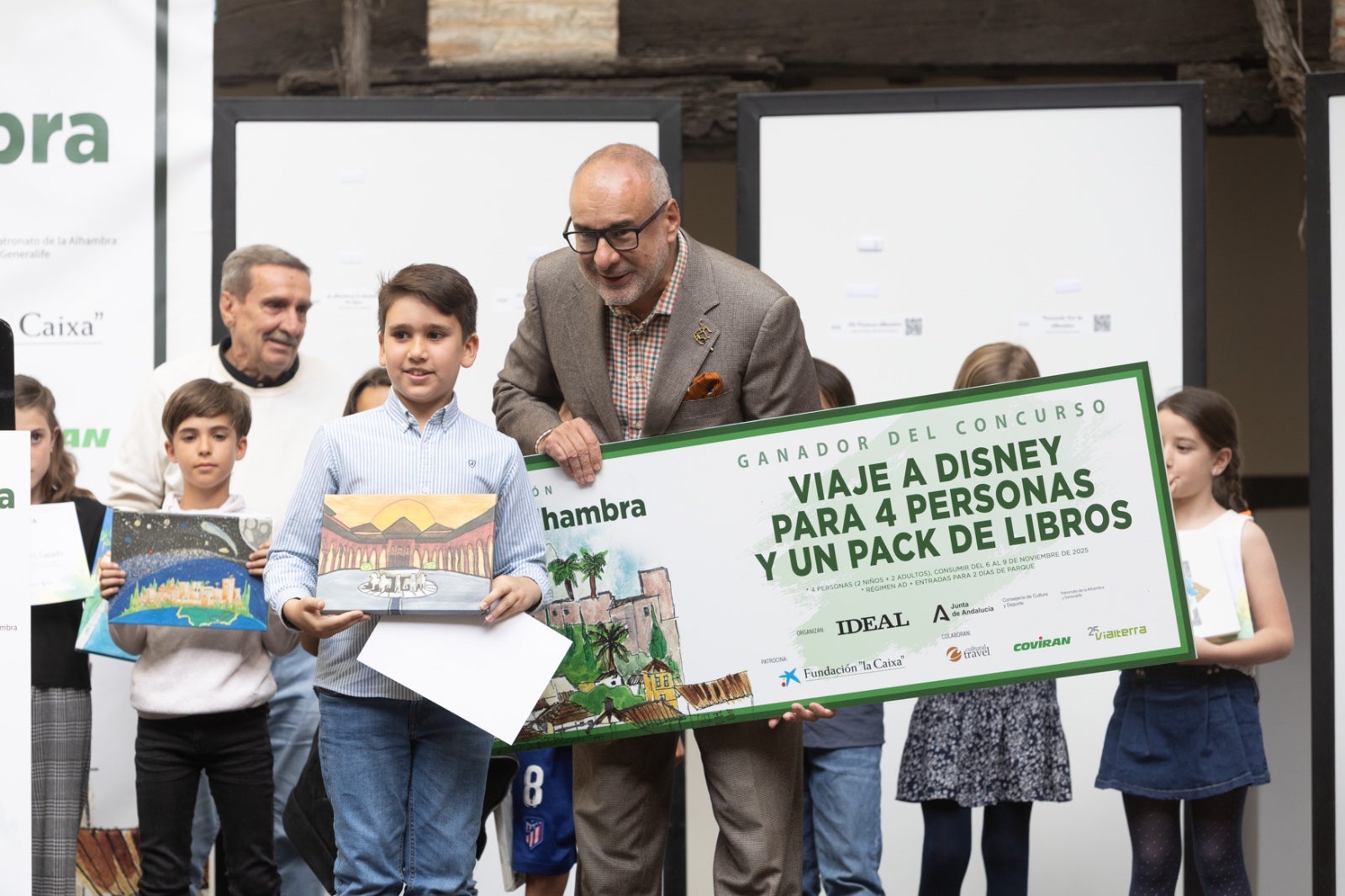 Las imágenes de los ganadores del concurso escolar &#039;Pinta tu Alhambra&#039;