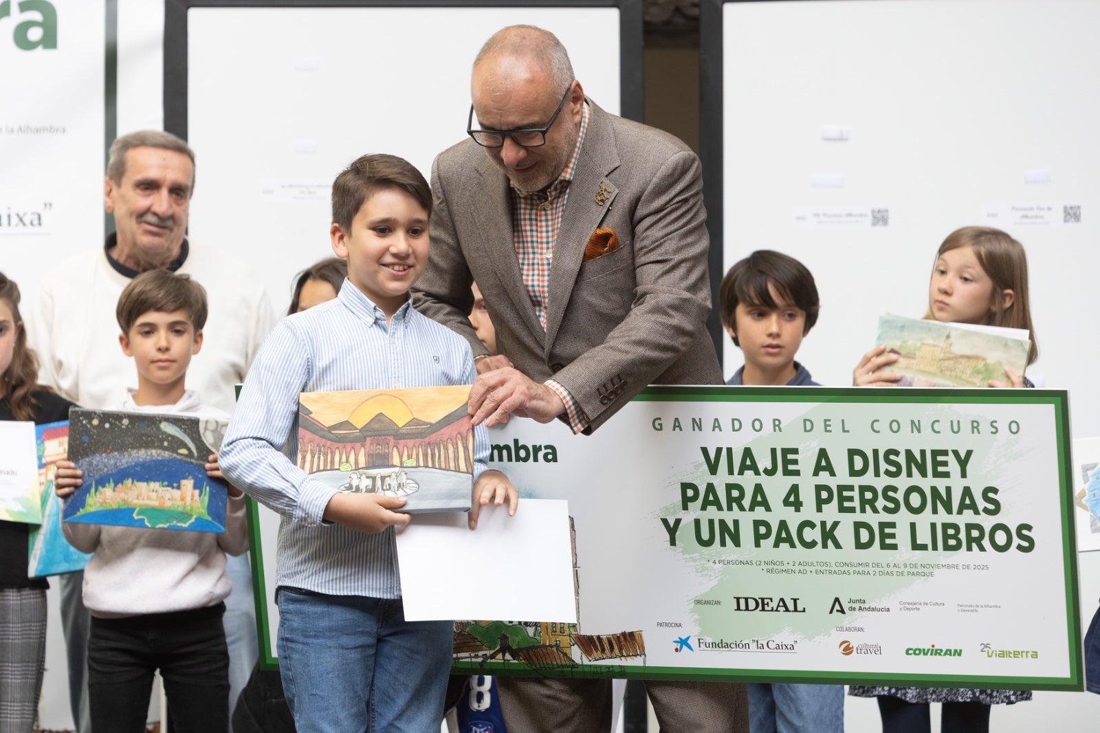 Las imágenes de los ganadores del concurso escolar &#039;Pinta tu Alhambra&#039;