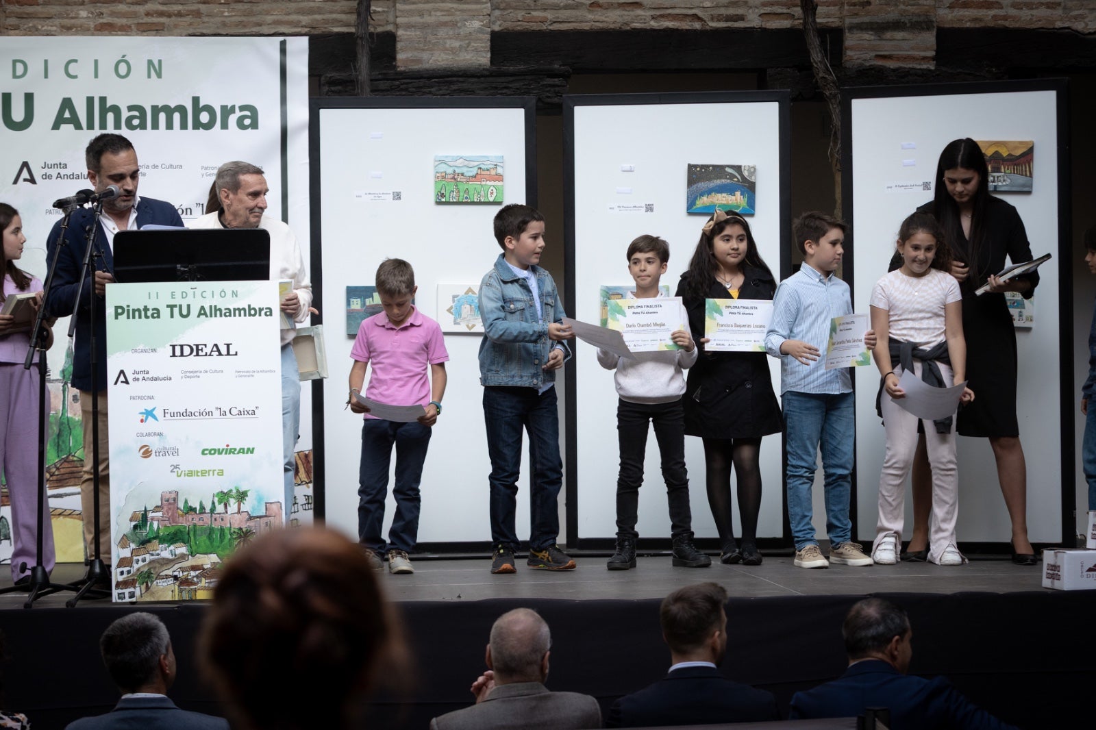 Las imágenes de los ganadores del concurso escolar &#039;Pinta tu Alhambra&#039;