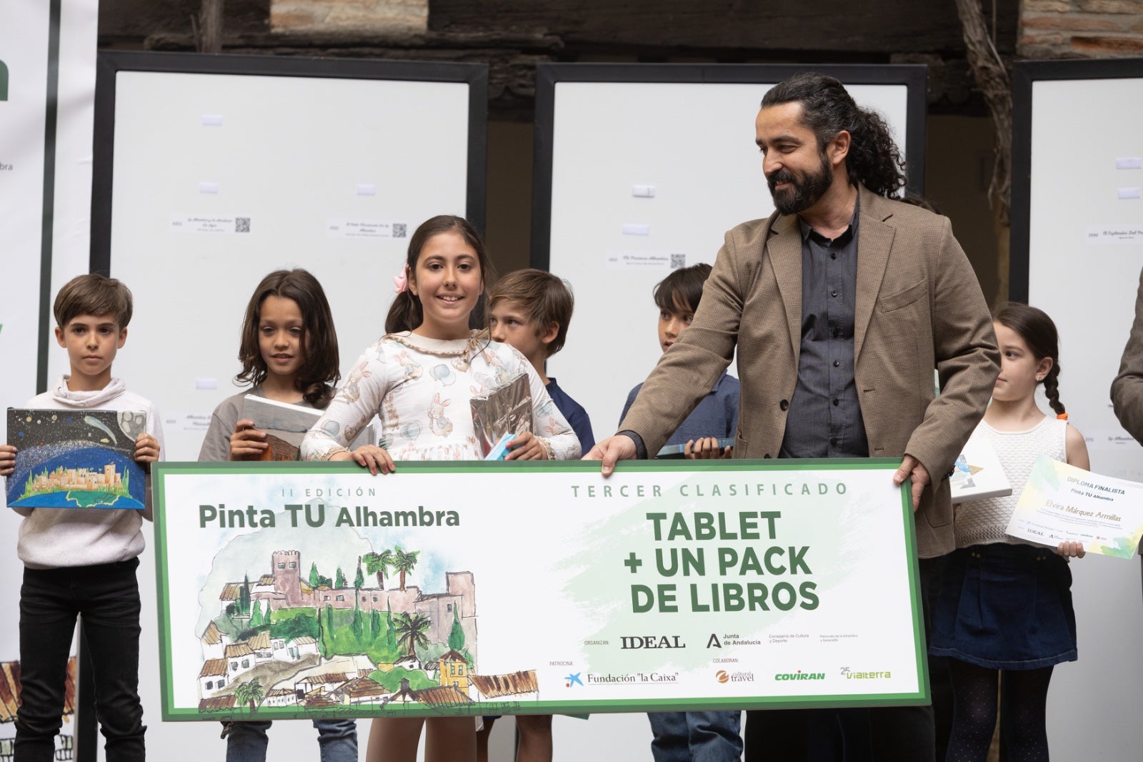 Las imágenes de los ganadores del concurso escolar &#039;Pinta tu Alhambra&#039;
