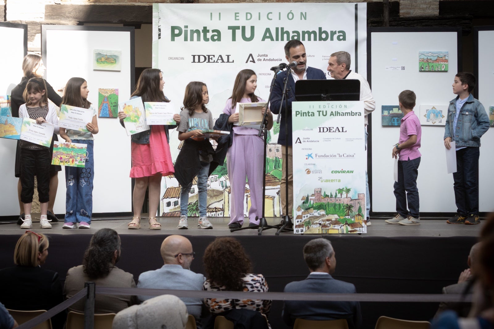 Las imágenes de los ganadores del concurso escolar &#039;Pinta tu Alhambra&#039;
