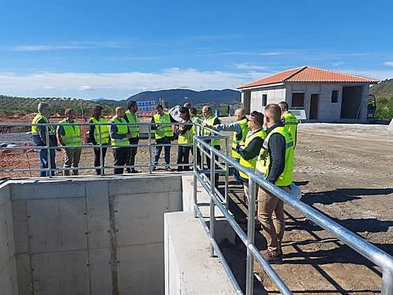La obra de la estación depuradora de Oria se encuentra al 40% de su ejecución