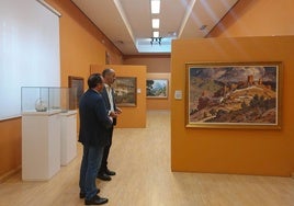El delegado José Ayala visita el Museo de Jaén.