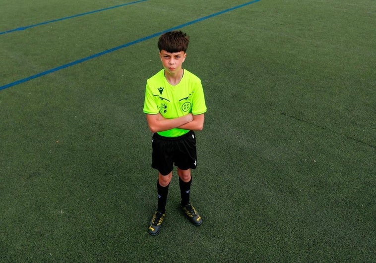 Aitor, el árbitro de 13 años, sufre nuevos incidentes con padres entre el público