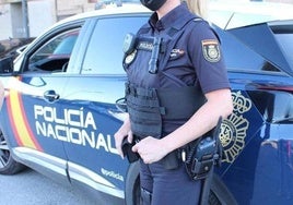 Una agente de la Policía Nacional, en una imagen de archivo.