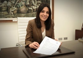 La cocnejala Susana Ferrer en la presentación.