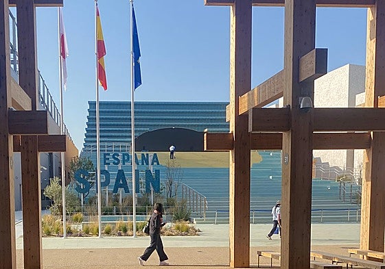 Pabellón de España en la Exposición Universal de Osaka.