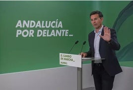 El portavoz del PSOE-A, Francisco Cuenca.