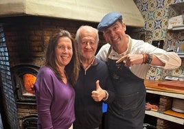 Cuchita Lluch, Juan Echanove y Sergio Lara.