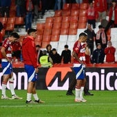 Rubio, Rubén y Stoichkov, al final del partido.