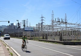 Una subestación eléctrica en imagen de archivo.