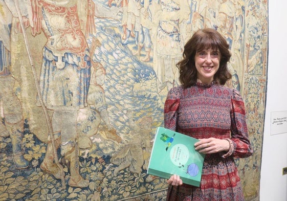 Irene Vallejo, durante su visita a Granada.