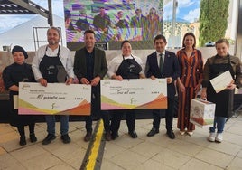 Galardonados en el premio gastronómico de Degusta Jaén.