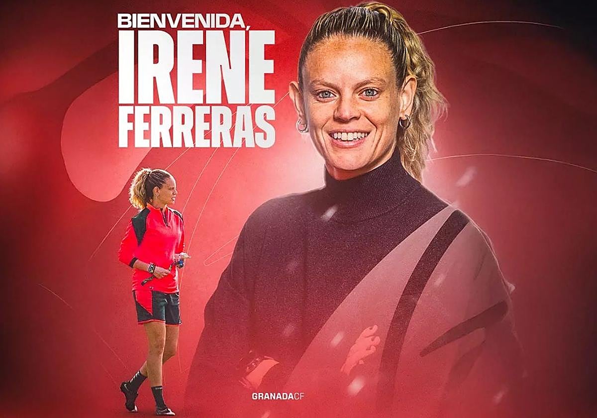 Bienvenida del Granada a Irene Ferreras.