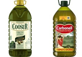 La rebaja que lanza Hipercor para el aceite de oiova virgen extra de Coosur y Carbonell