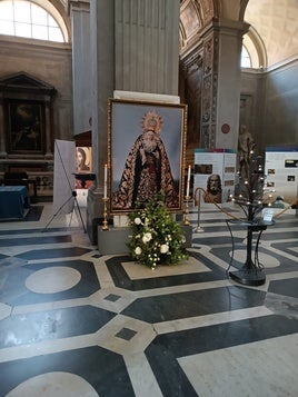 El cuadro de la Virgen granadina en una de las Basílicas de Roma