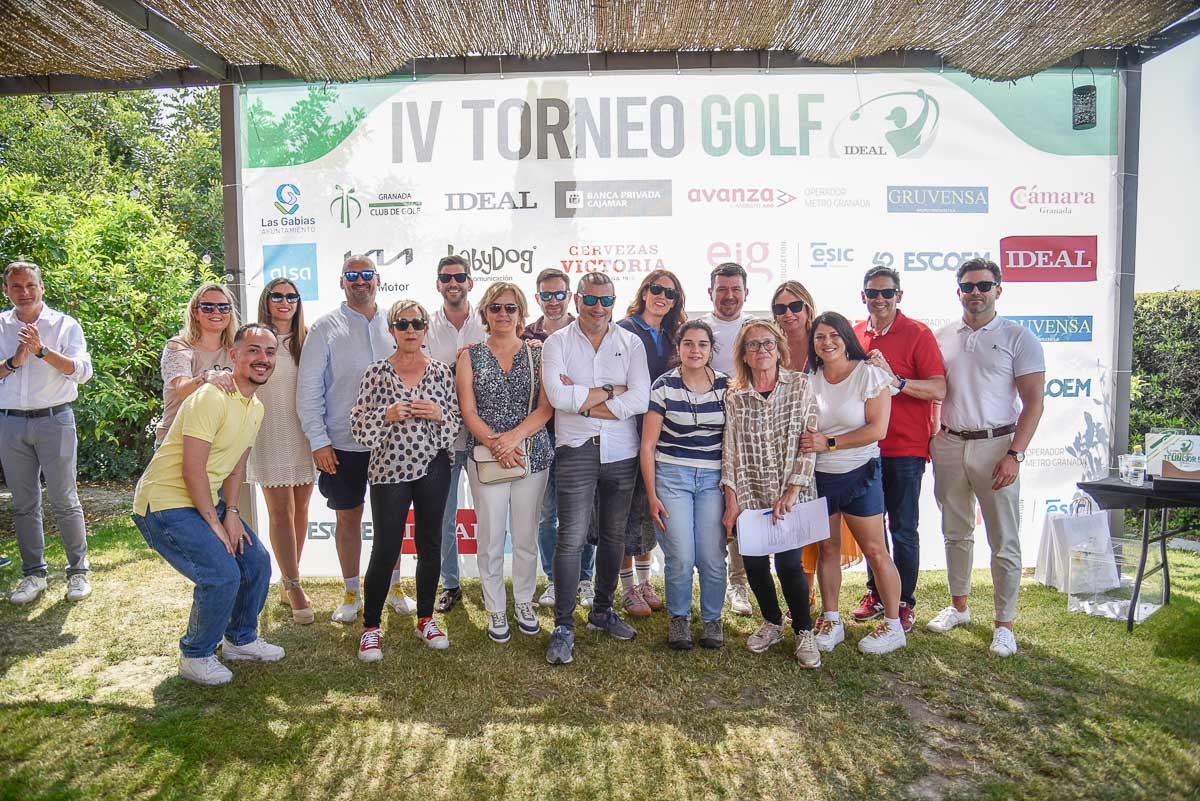 Ambiente y premiados del IV Torneo de Golf IDEAL