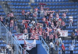 Granadinistas en Riazor.
