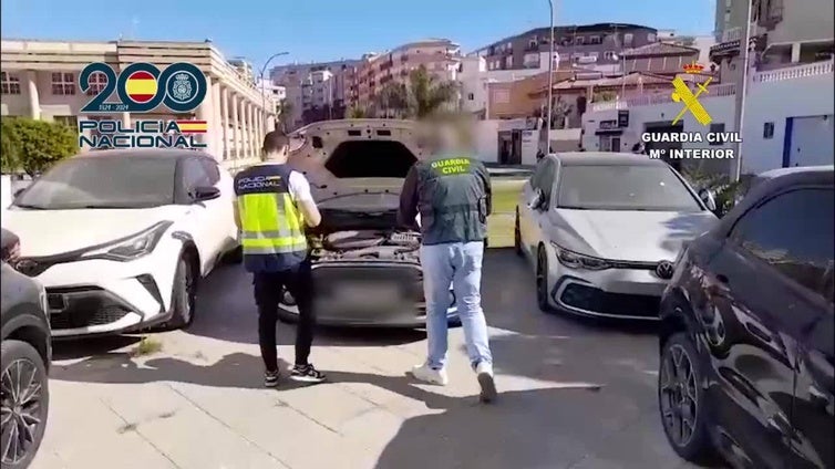 Veinte detenidos en Granada por una trama de robo de coches en Europa