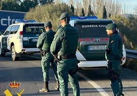 Imagen de archivo de agentes de Guardia Civil de servicio.