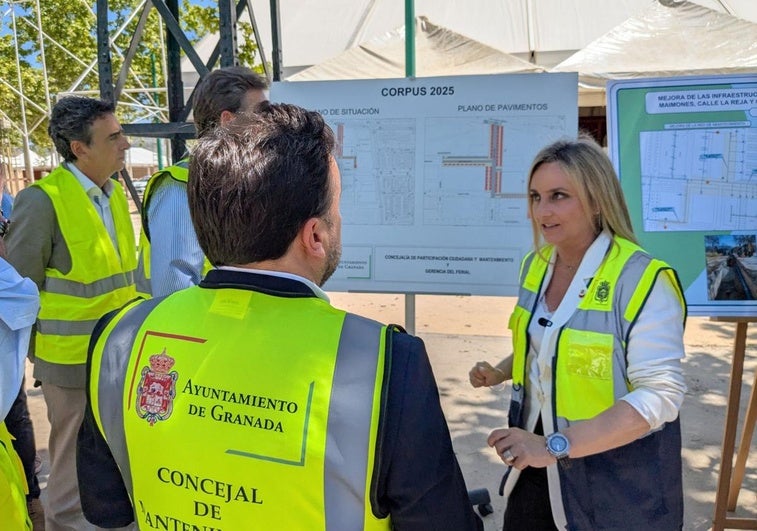 El ferial de Almanjáyar cambia albero por pavimento en tres calles