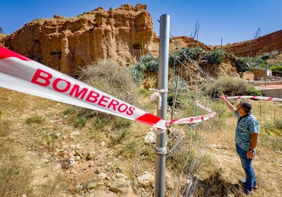 Los nuevos desprendimientos en Beas de Guadix.