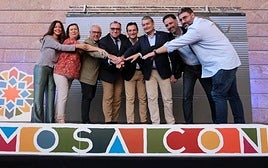 Presentación del evento Mosaicon de la Junta, ahora en duda.