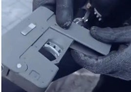 El arma incautada por la Policía Local en Granada.