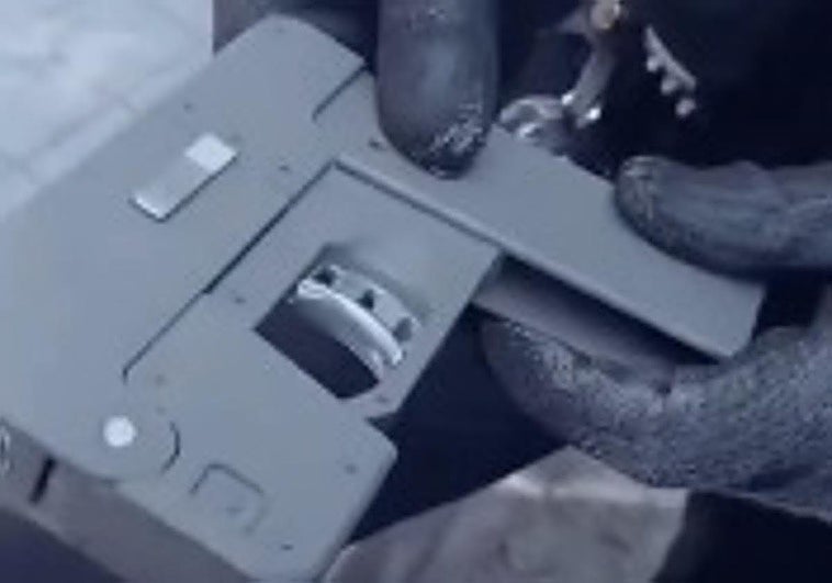 El arma incautada por la Policía Local en Granada.