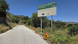 Cortes de tráfico en La Herradura por las obras en el camino de Río Jate y Cerval Alto