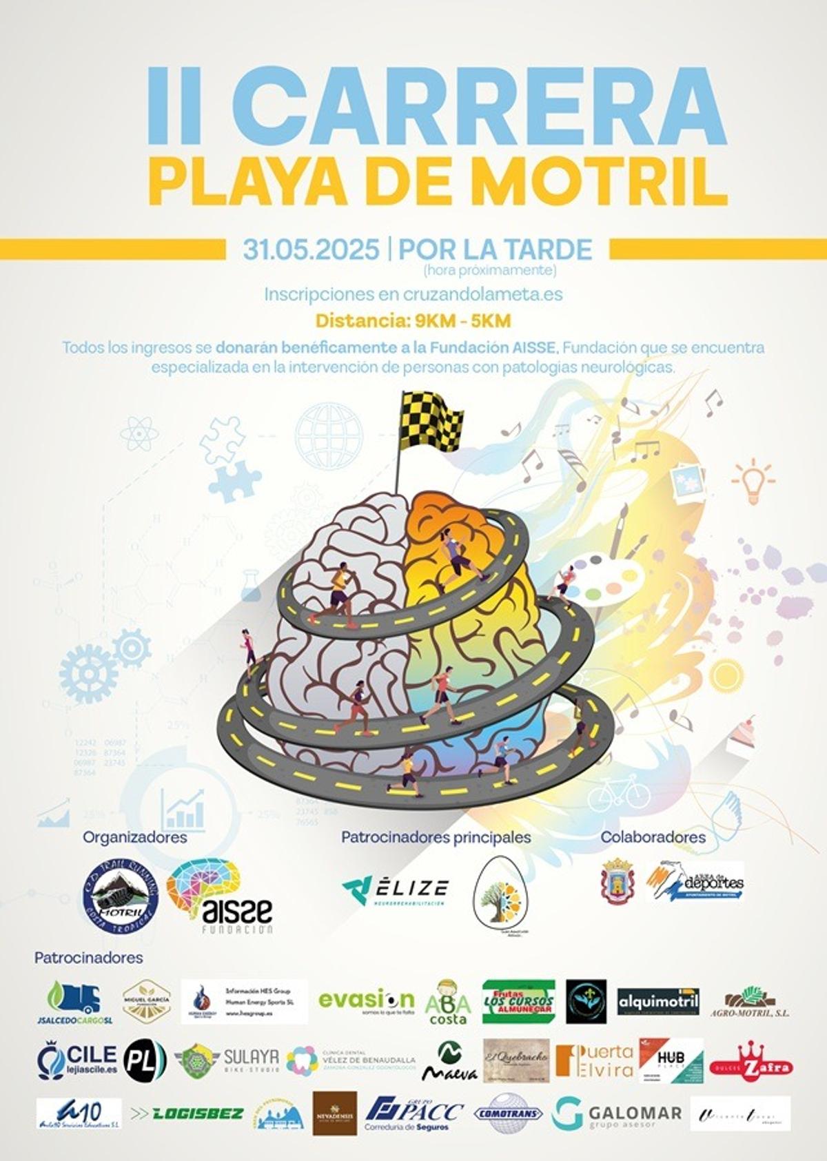 Motril y fundación aisse se unen para correr por los pacientes con patologías neurológicas | ideal