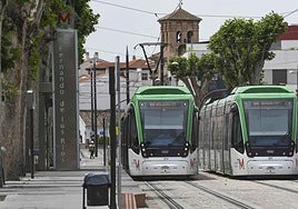 Parada de metro Fernando de los Ríos en Armilla.